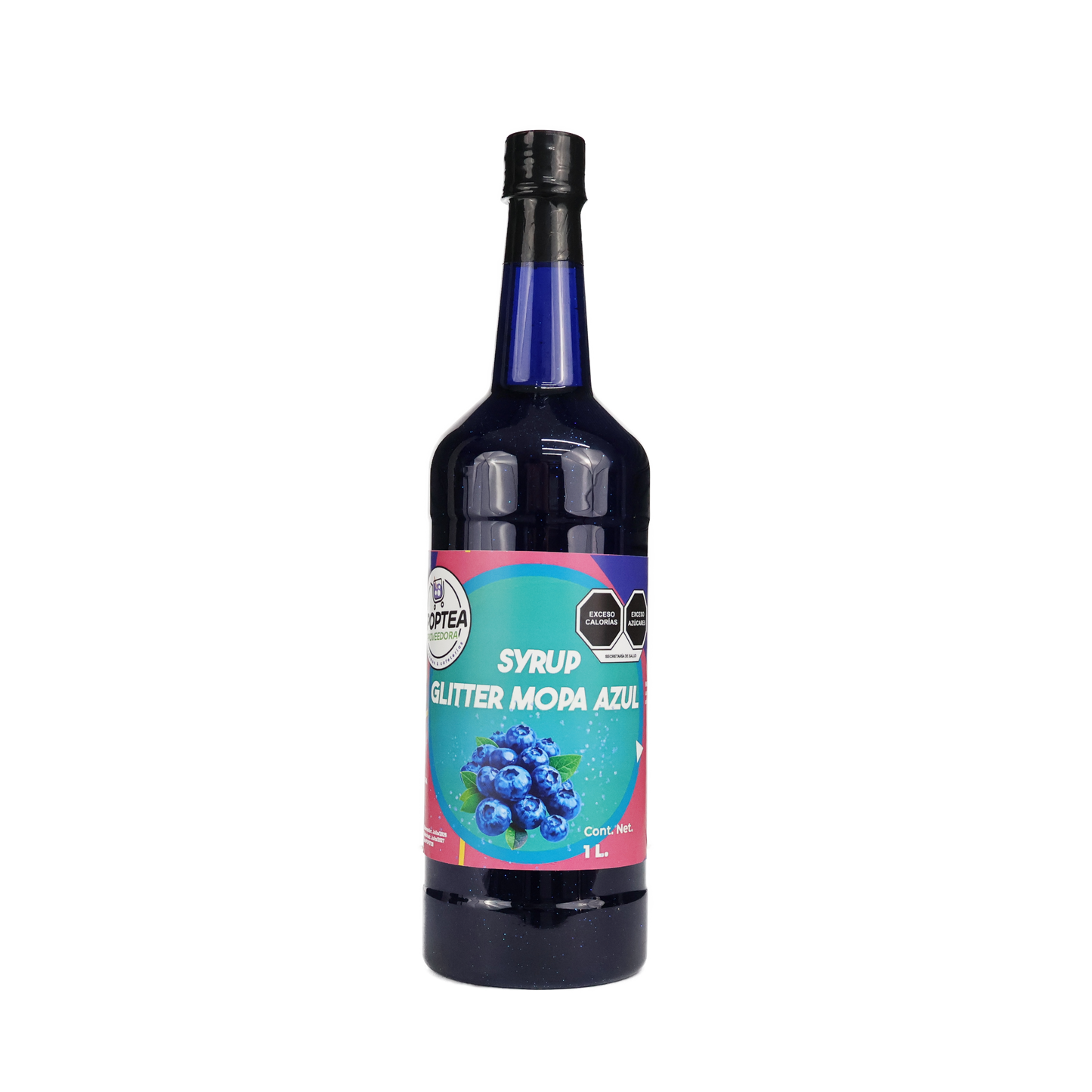 Jarabe Glitter Mora Azul