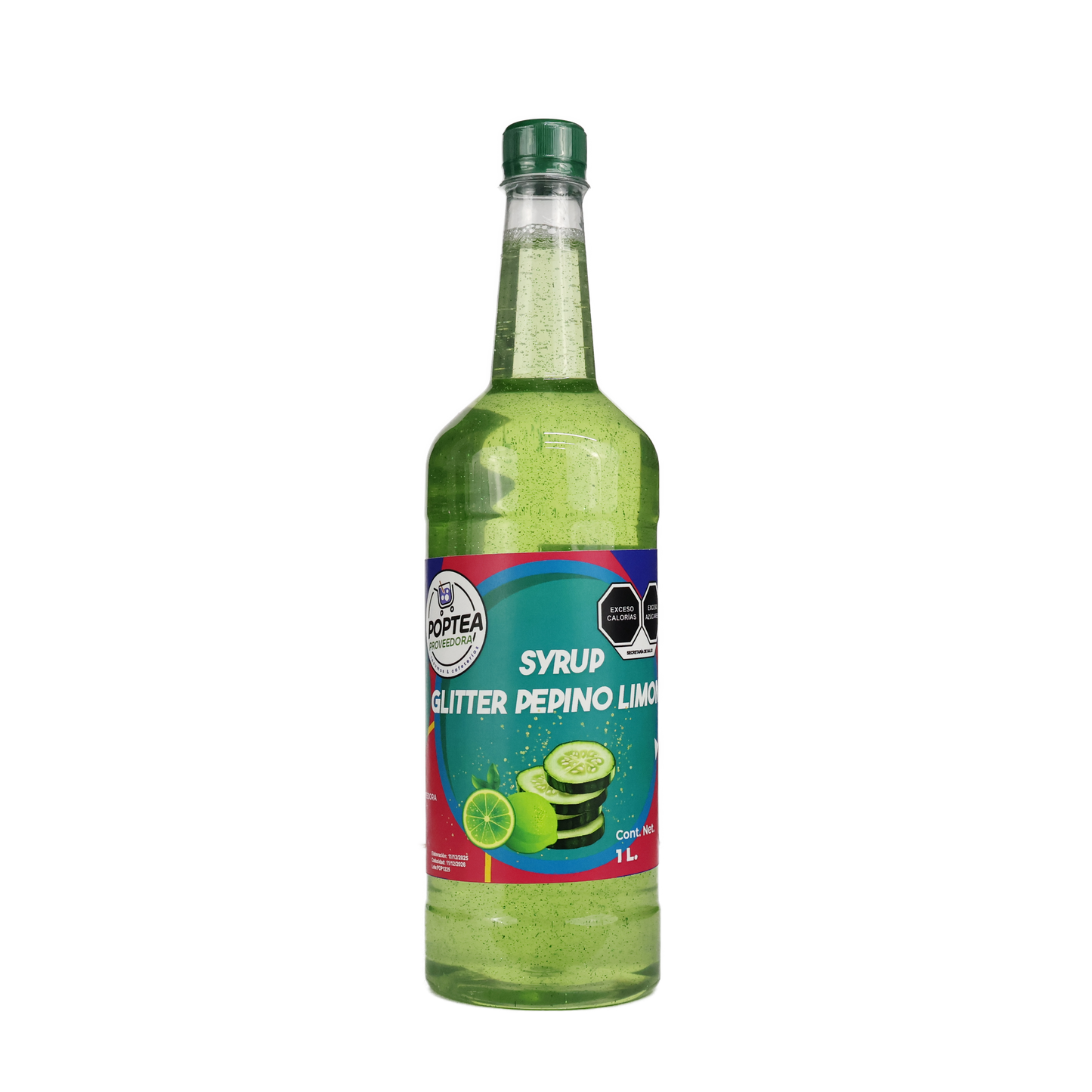 Jarabe Glitter Pepino Limon