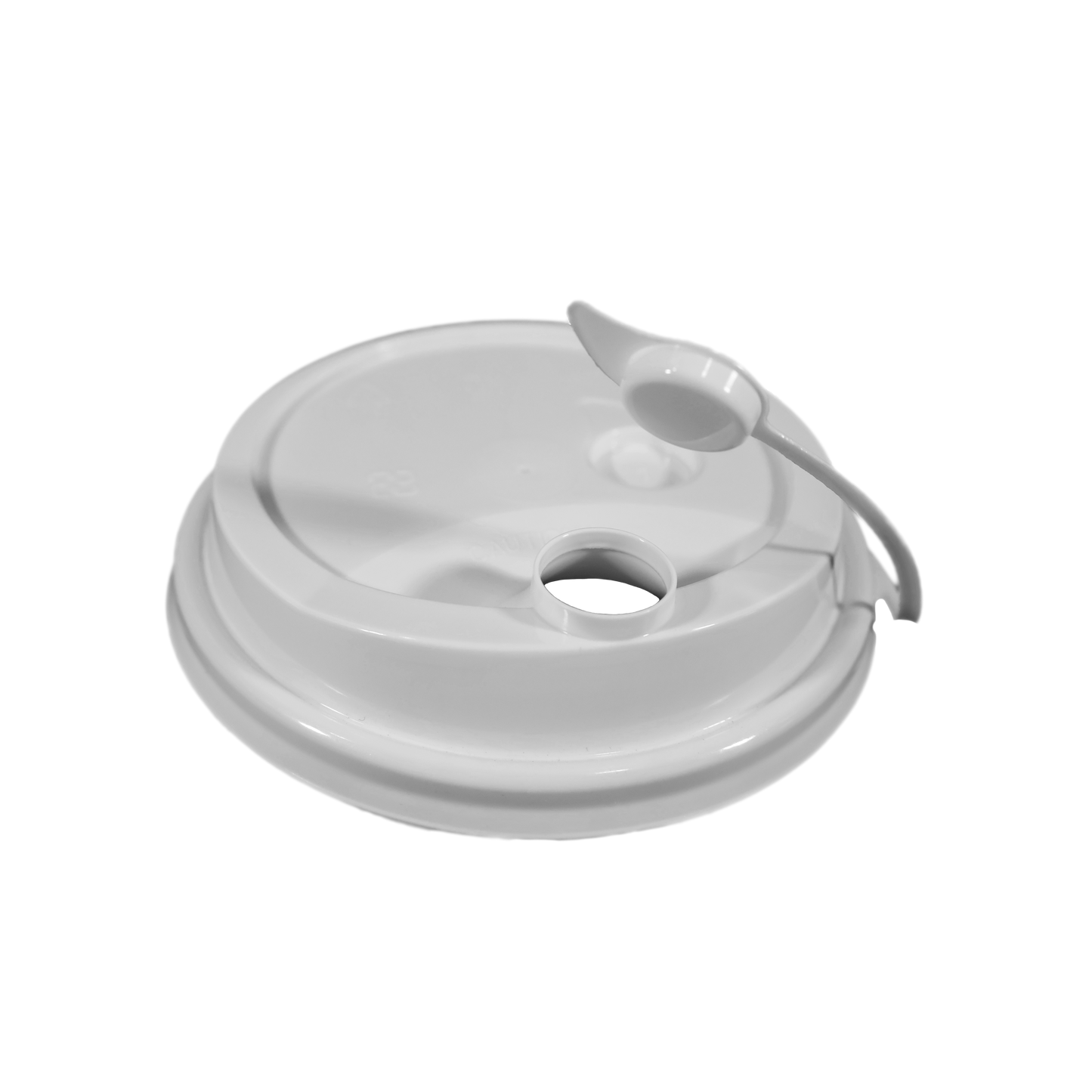 Tapa blanca vaso 90mm - 50pz