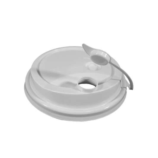 Tapa blanca vaso 90mm - 500 piezas
