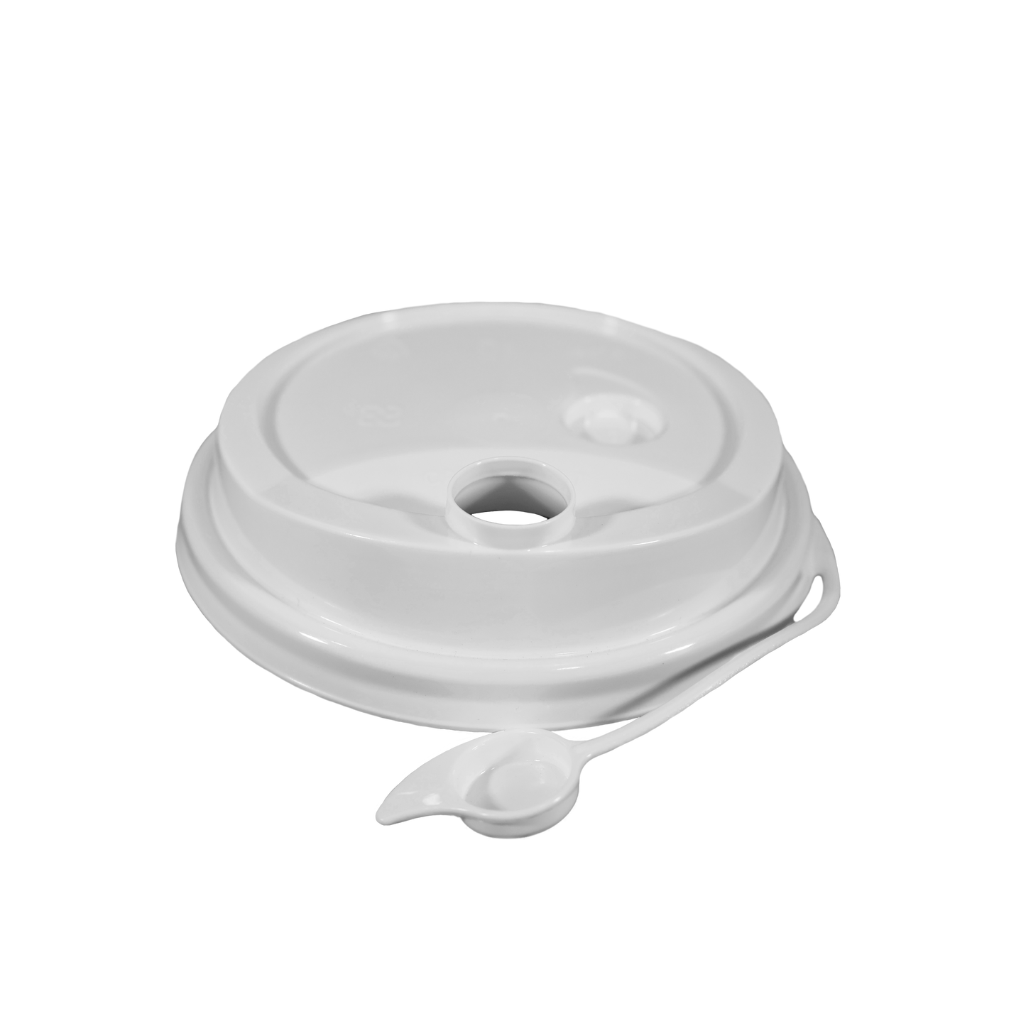 Tapa blanca vaso 90mm - 50pz