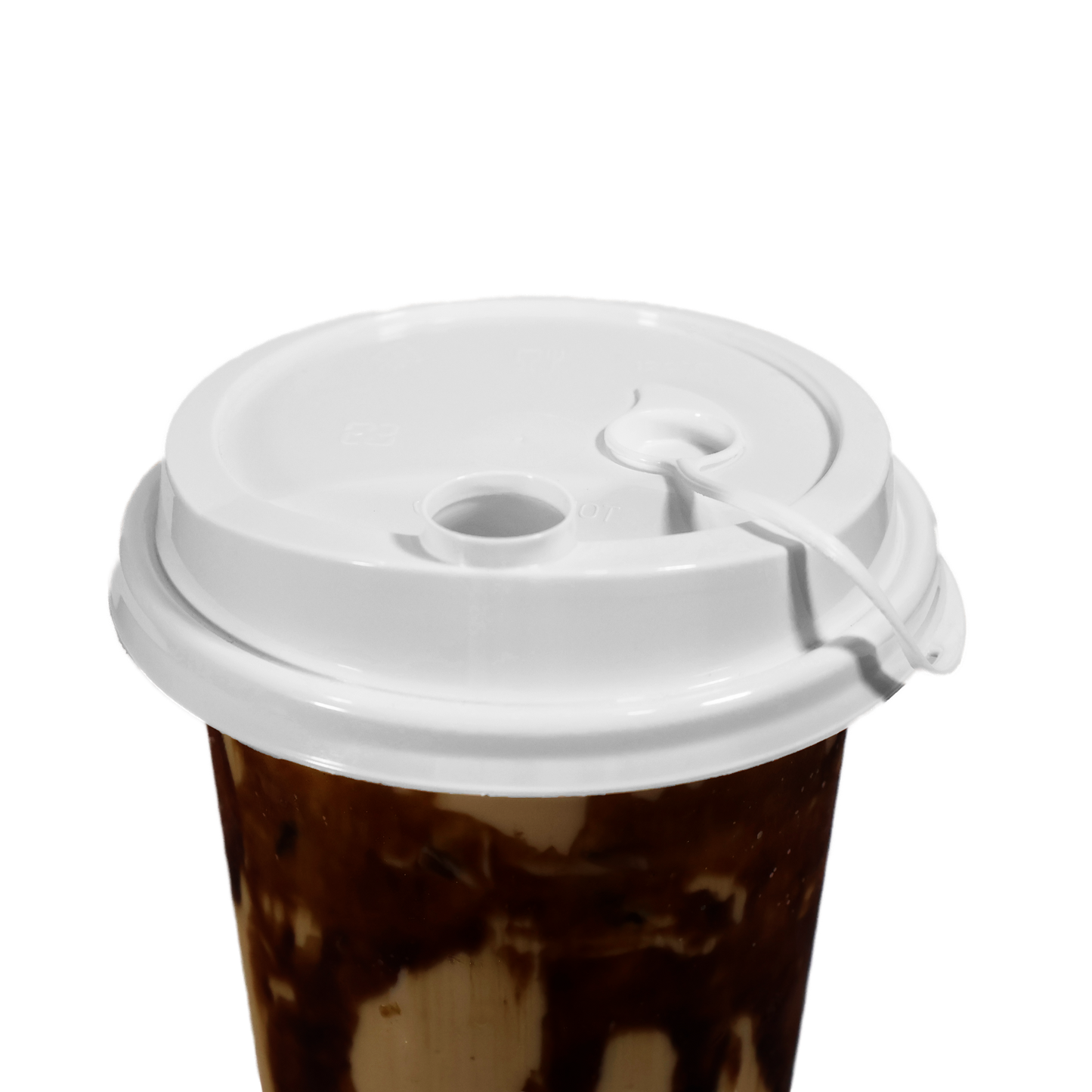 Tapa blanca vaso 90mm - 50pz