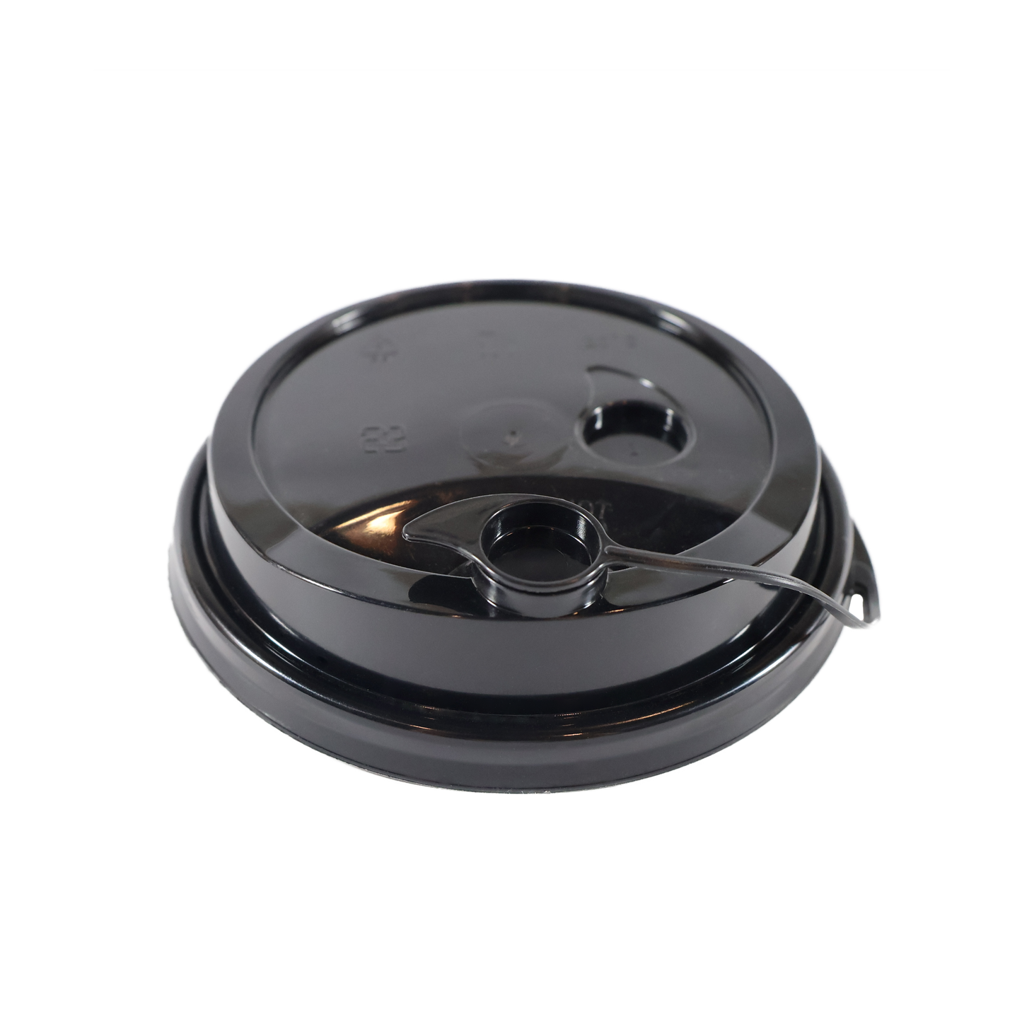 Tapa negra vaso 90mm - 50pz