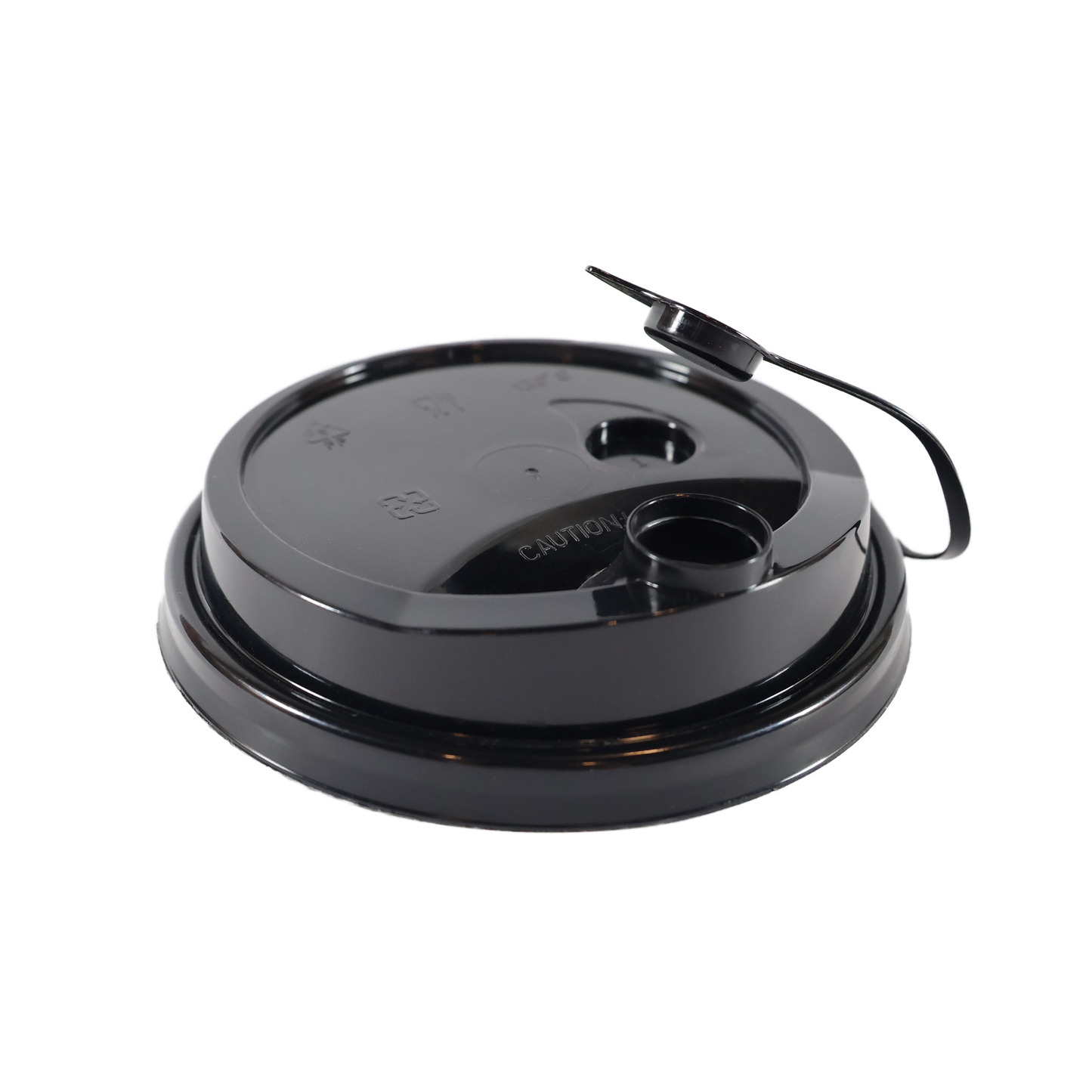 Tapa negra vaso 90mm - 50pz