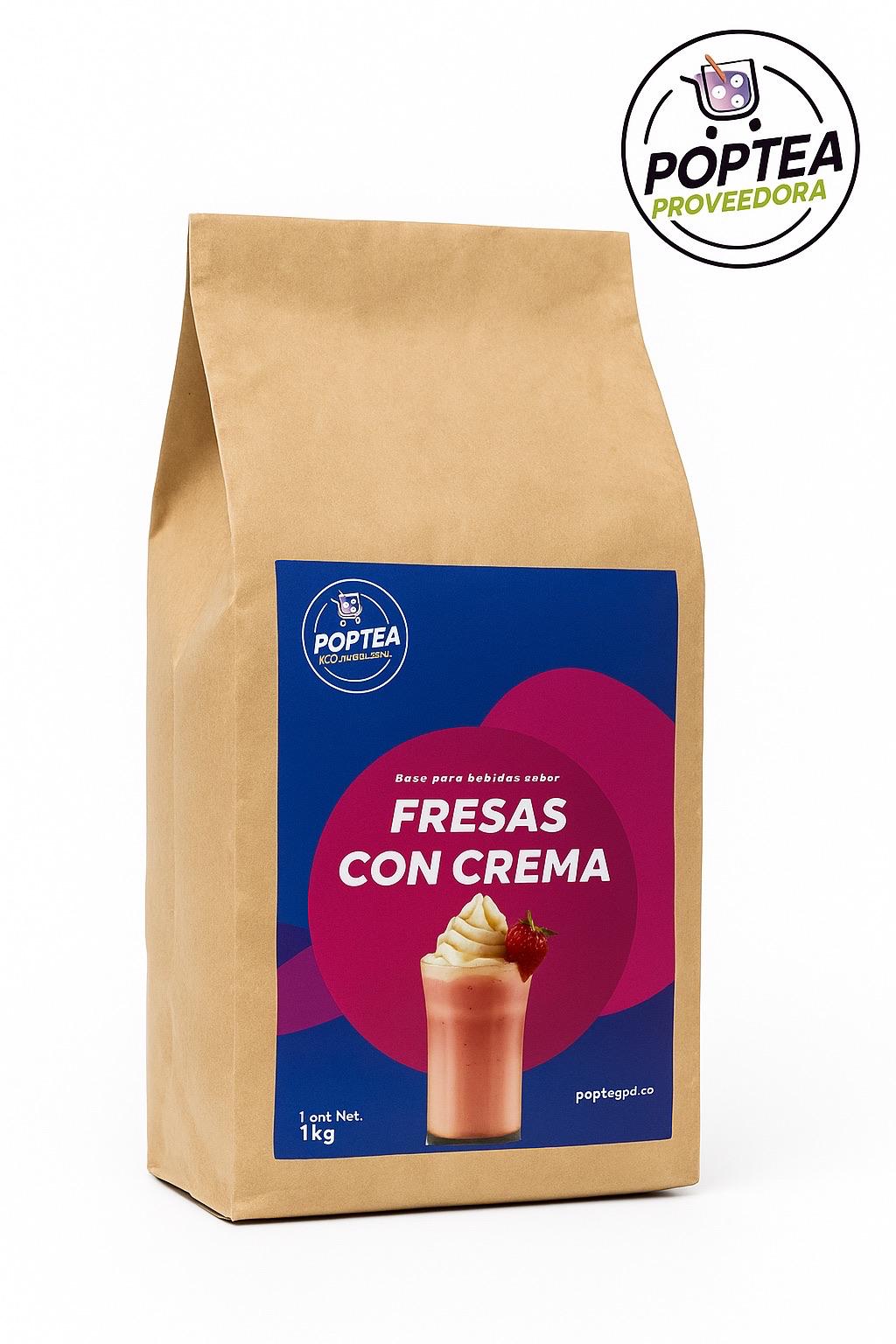 Polvo Fresas con Crema