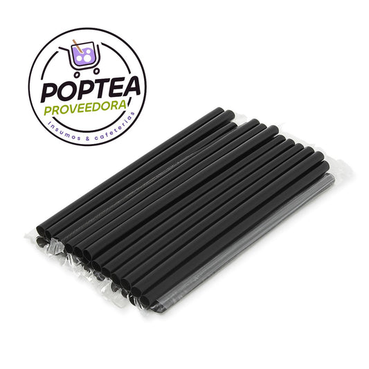 Popotes Negro para Tapioca